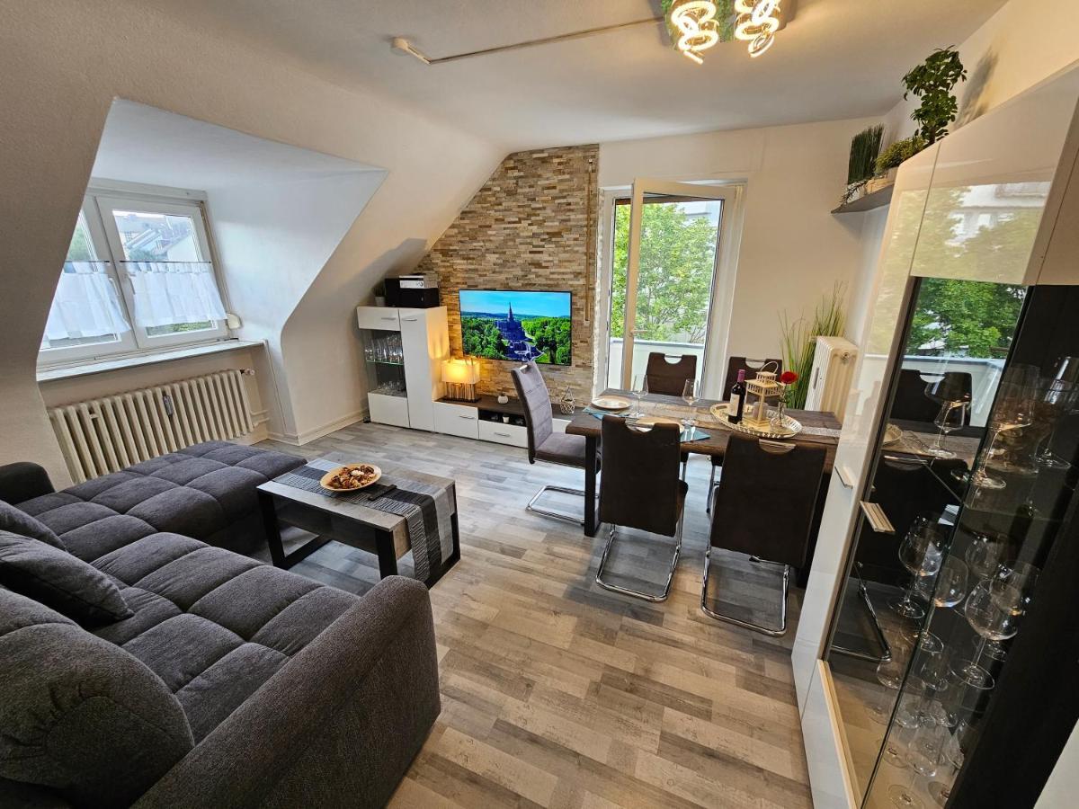 Exklusives Und Helles Dachgeschoss-Apartment No 3 Im Zentrum Von Kassel, Schnelles 1Gbit Internet, Geschirrspueler, Boxspringbetten Exterior foto